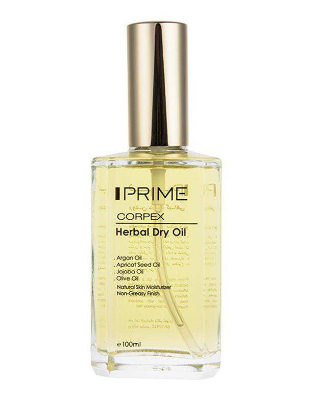 روغن خشک گیاهی صورت و بدن 100ml Corpex پریم