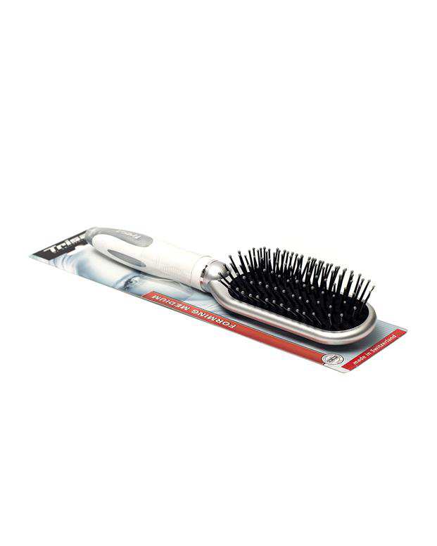 برس مو تخت Forming Medium سایز متوسط سفید نقره ای تریزا