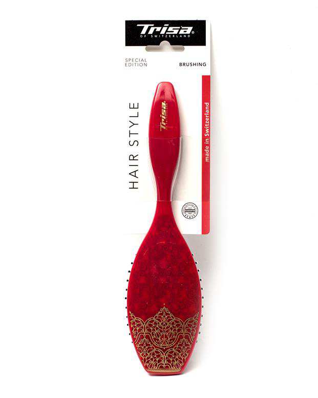 برس مو تخت فانتزی سری Brushing سایز بزرگ قرمز تریزا