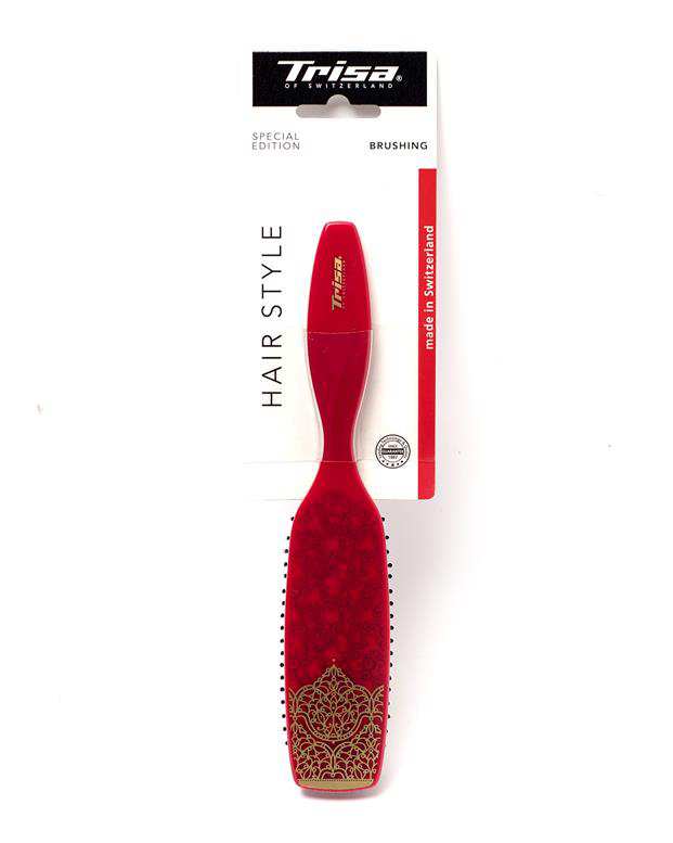 برس مو تخت فانتزی سری Brushing سایز متوسط قرمز تریزا