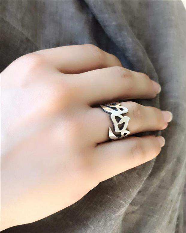 انگشتر زنانه هو هنر ایرانی