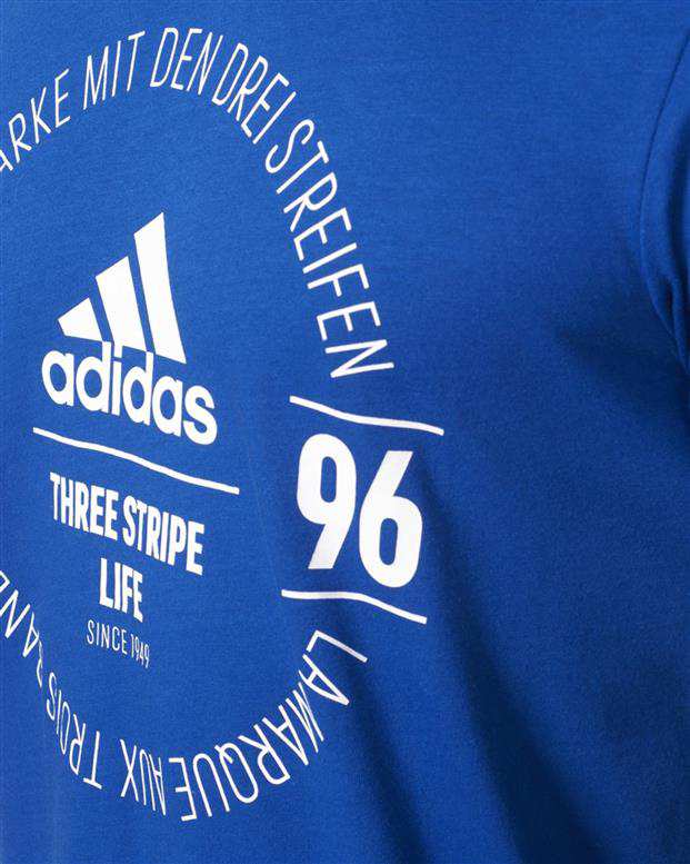 تی‌شرت مردانه ورزشی Logo آبی تیره Adidas