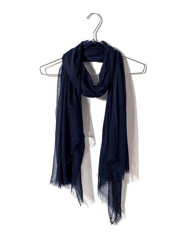 شال زنانه 2 متری سوپر نخ سرمه ای Market Scarf