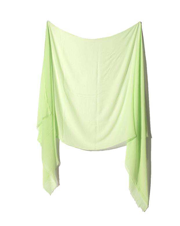 شال زنانه 2 متری سوپر نخ سبز روشن Market Scarf