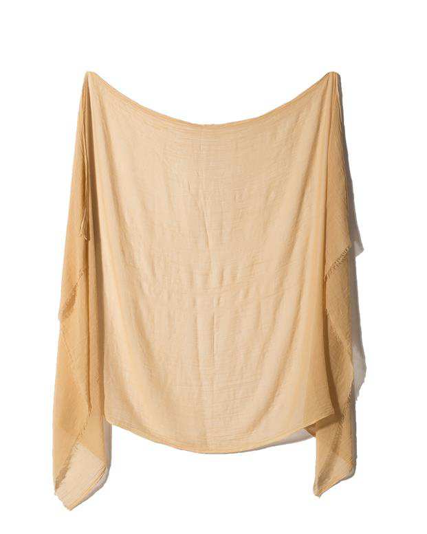 شال زنانه 2 متری سوپر نخ کرم Market Scarf