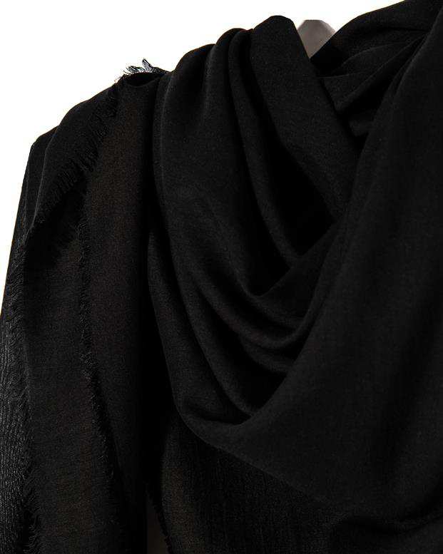 روسری زنانه نخی مشکی Market Scarf