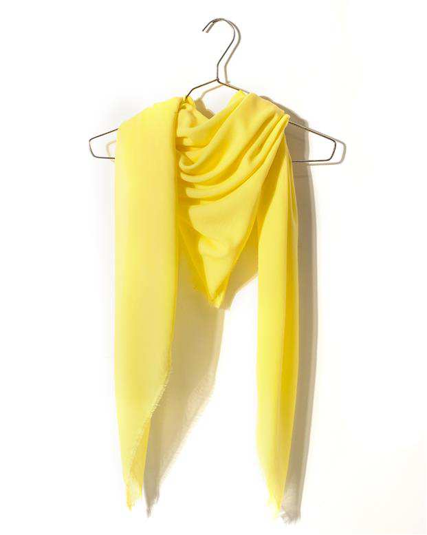 روسری زنانه سوپر نخ لیمویی Market Scarf