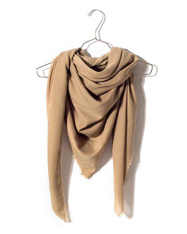 روسری زنانه سوپر نخ نسکافه ای Market Scarf