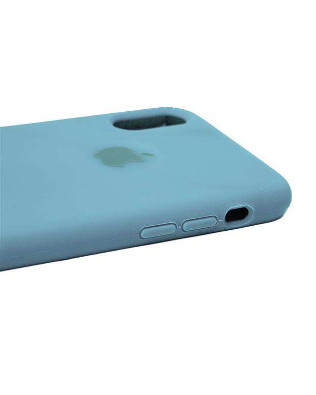 قاب سیلیکونی آبی اپل Apple iPhone xs