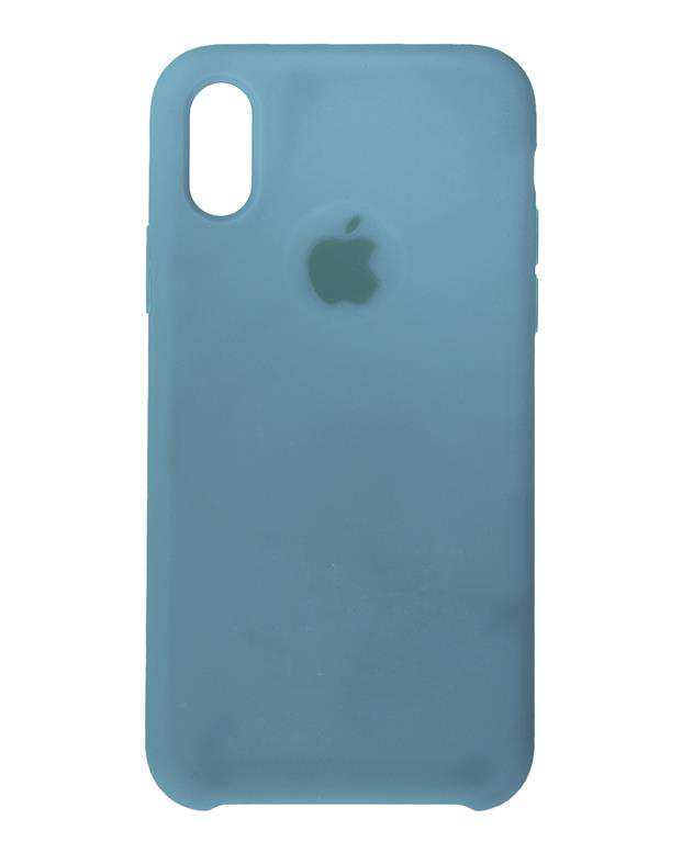 قاب سیلیکونی آبی اپل Apple iPhone xs