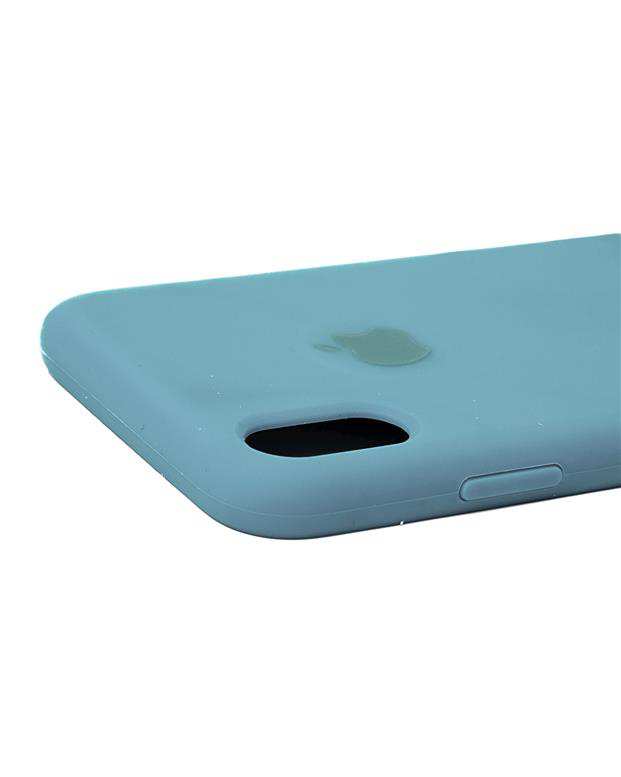 قاب سیلیکونی آبی اپل Apple iPhone xs