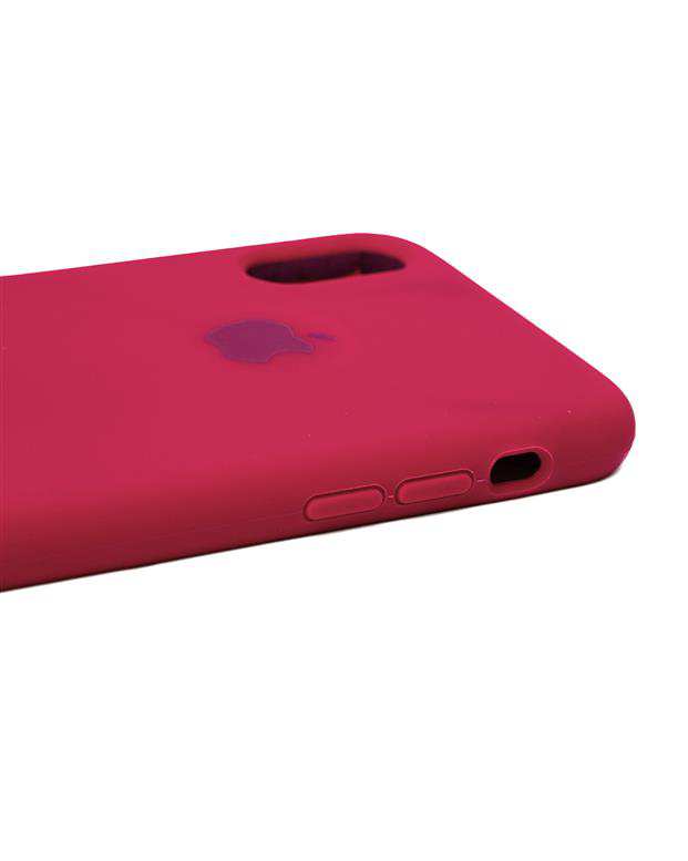 قاب سیلیکونی سرخابی اپل Apple iPhone xs