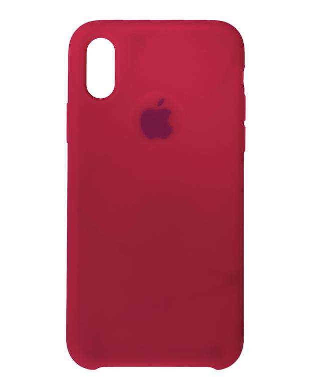قاب سیلیکونی سرخابی اپل Apple iPhone xs
