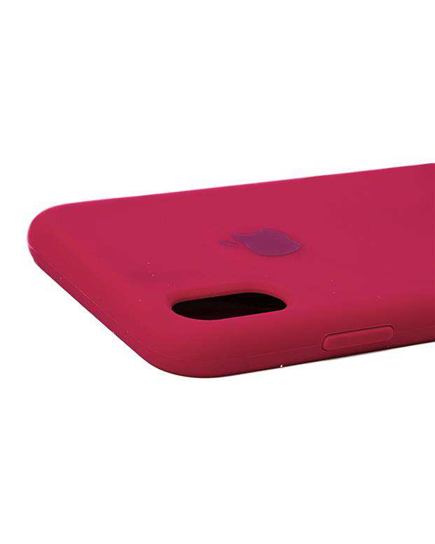 قاب سیلیکونی سرخابی اپل Apple iPhone xs