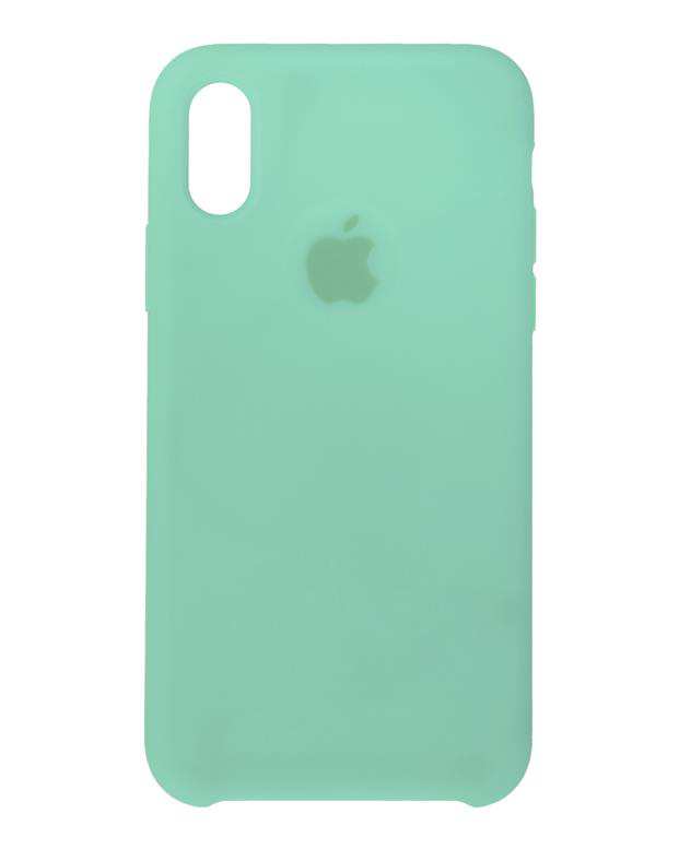 قاب سیلیکونی فیروزه ای اپل Apple iPhone xs