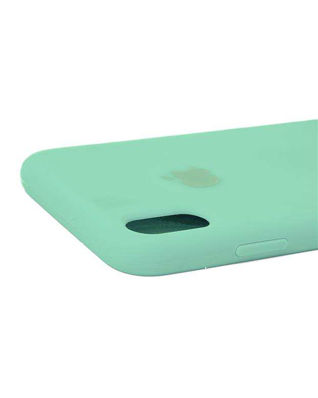 قاب سیلیکونی فیروزه ای اپل Apple iPhone xs