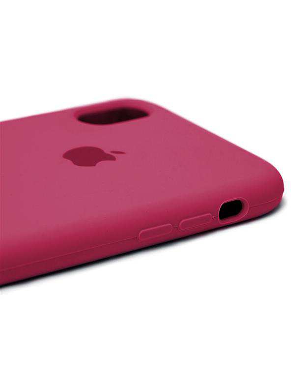قاب سیلیکونی صورتی اپل Apple iPhone XR