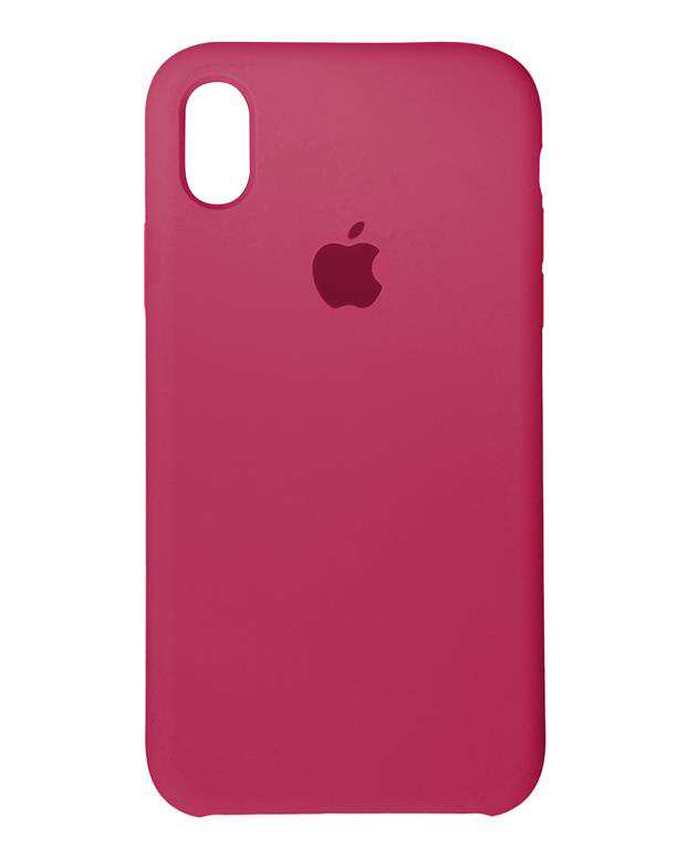 قاب سیلیکونی صورتی اپل Apple iPhone XR