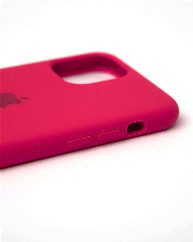 قاب سیلیکونی صورتی اپل Apple iPhone 11 pro