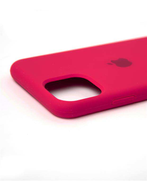 قاب سیلیکونی صورتی اپل Apple iPhone 11 pro
