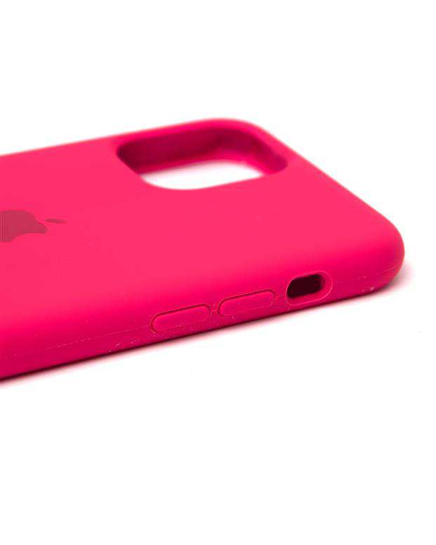 قاب سیلیکونی صورتی فسفری اپل Apple iPhone 11 pro