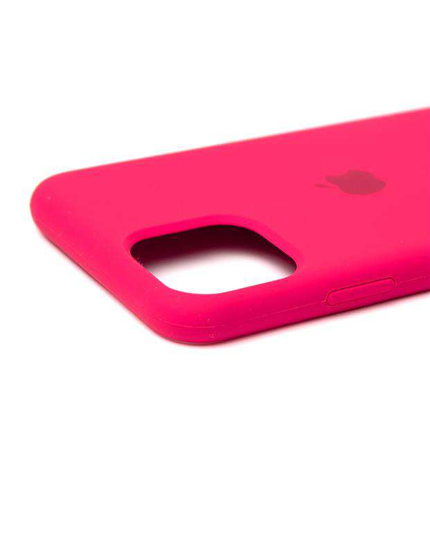 قاب سیلیکونی صورتی فسفری اپل Apple iPhone 11 pro