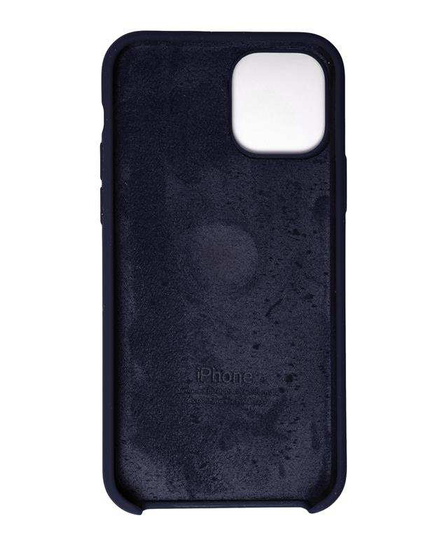 قاب سیلیکونی سرمه ای اپل Apple iPhone 11 pro