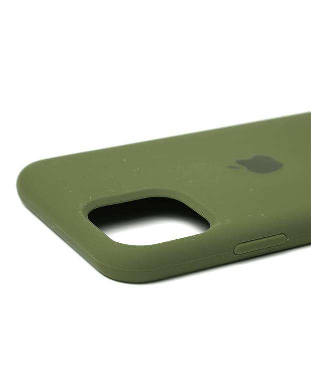 قاب سیلیکونی سبز زیتونی اپل Apple iPhone 11 pro