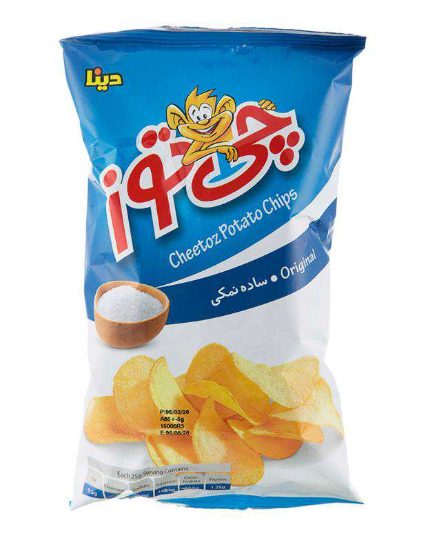 چیپس نمکی 450 گرمی چی توز