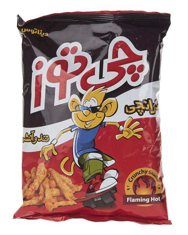 اسنک کرانچی تند و آتشین 80 گرمی چی توز