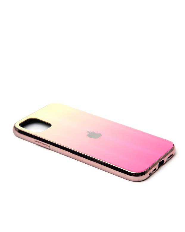 قاب هولوگرامی صورتی سبز Apple iPhone 11