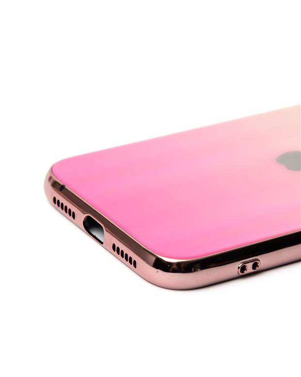 قاب هولوگرامی صورتی سبز Apple iPhone 11