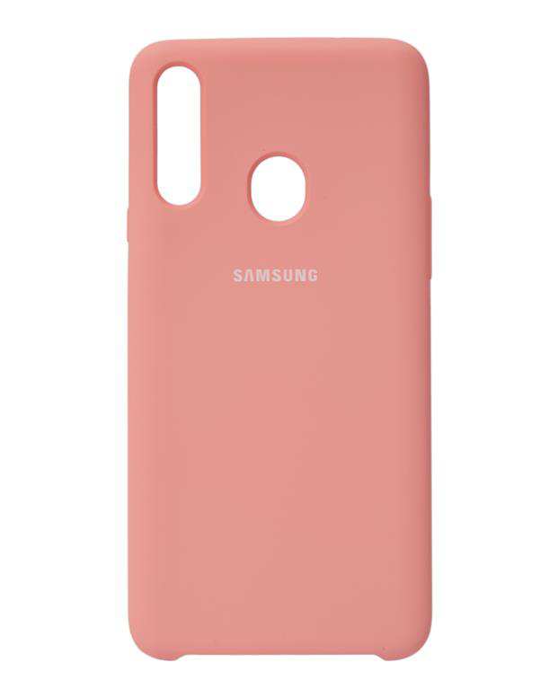 قاب سیلیکونی صورتی Samsung Galaxy A20S