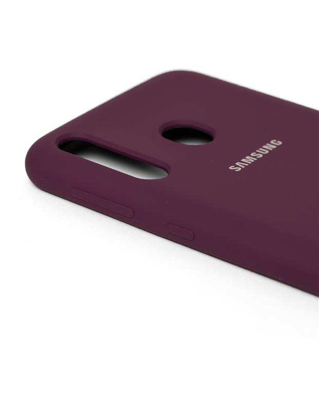 قاب سیلیکونی بادمجانی Samsung Galaxy M30