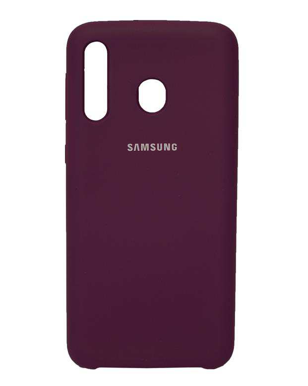 قاب سیلیکونی بادمجانی Samsung Galaxy M30