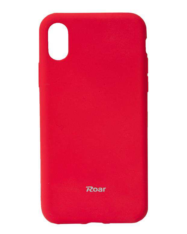 قاب سیلیکونی سرخابی Apple iPhone X