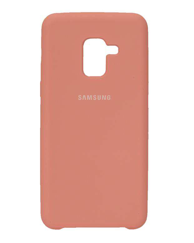 قاب سیلیکونی صورتی سامسونگ Samsung Galaxy A5/A8 2018