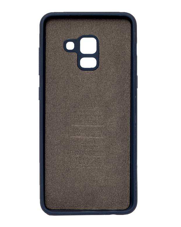 قاب سیلیکونی سرمه‌ای Samsung A8 2018