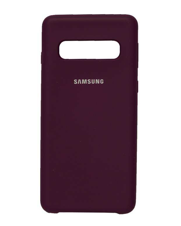 قاب سیلیکونی بادمجانی سامسونگ Samsung Galaxy S10