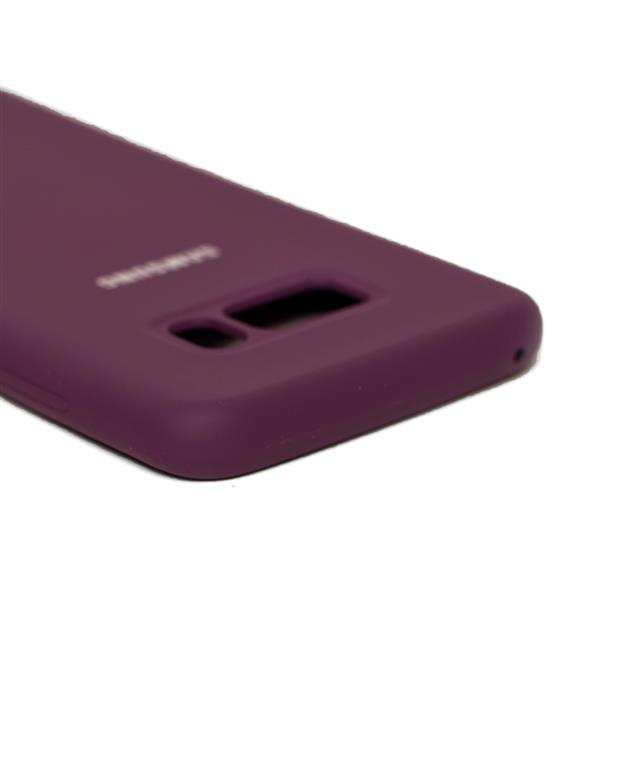 قاب سیلیکونی بادمجانی Samsung Galaxy S8 Plus