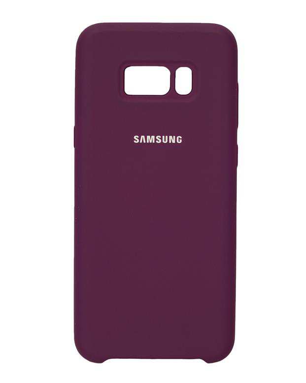 قاب سیلیکونی بادمجانی Samsung Galaxy S8 Plus