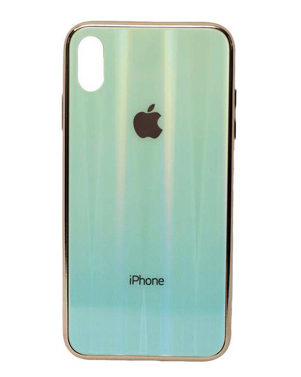 قاب آیفون هولوگرامی سبز iPhone XS Max