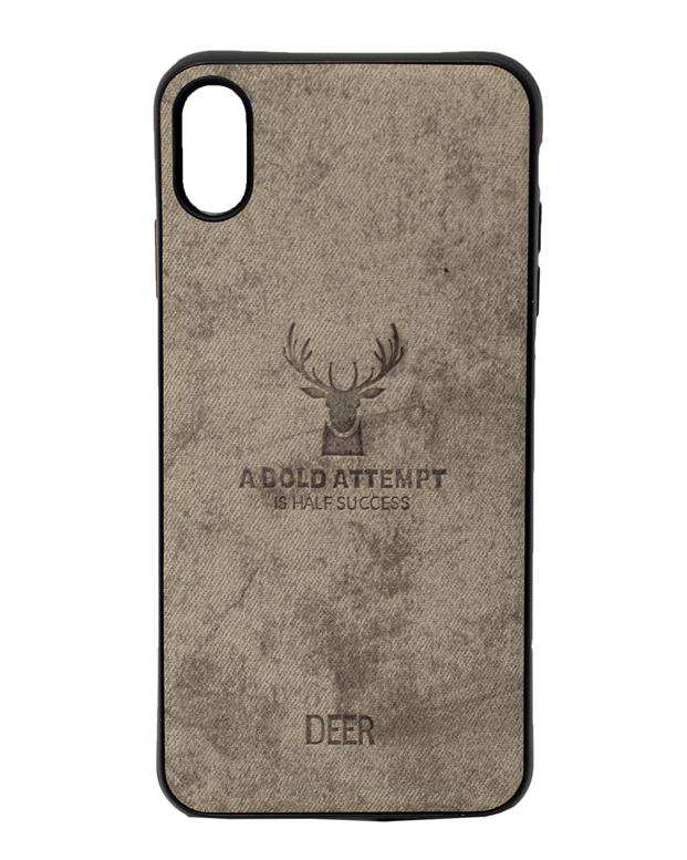 قاب آیفون طوسی طرح DEER مناسب iPhone XS Max