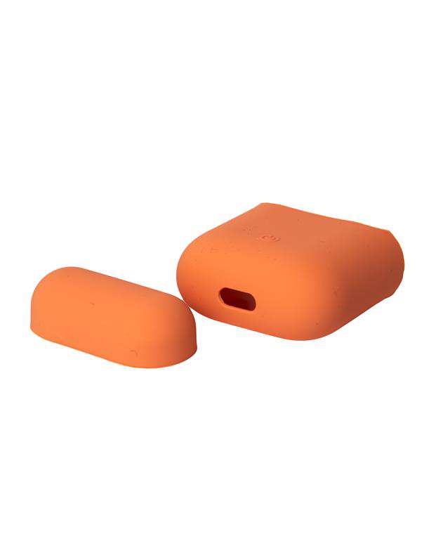 کاور محافظ سیلیکونی مناسب کیس اپل ایرپاد AirPods هلویی