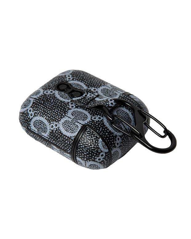 کاور محافظ چرمی طرح Gucci مناسب کیس اپل ایرپاد AirPods آبی
