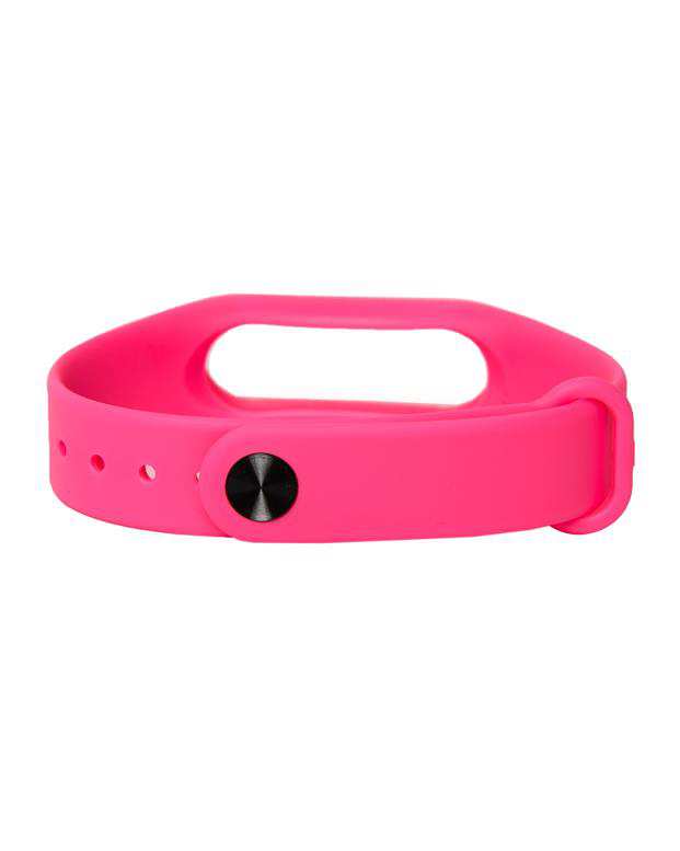 بند سیلیکونی صورتی مچ بند هوشمند شیائومی مدل Mi Band 2