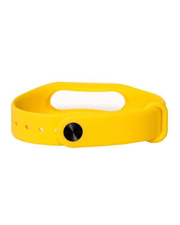 بند سیلیکونی زرد مچ بند هوشمند شیائومی مدل Mi Band 2