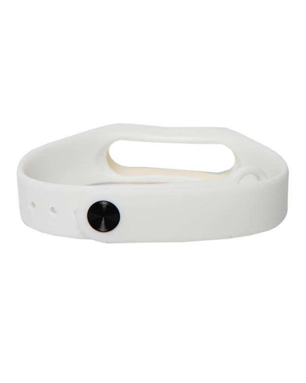 بند سیلیکونی سفید مچ بند هوشمند شیائومی مدل Mi Band 2