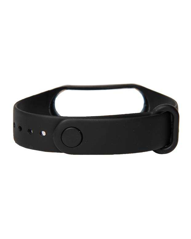 بند سیلیکونی مشکی مچ بند هوشمند شیائومی مدل Mi Band 3/4