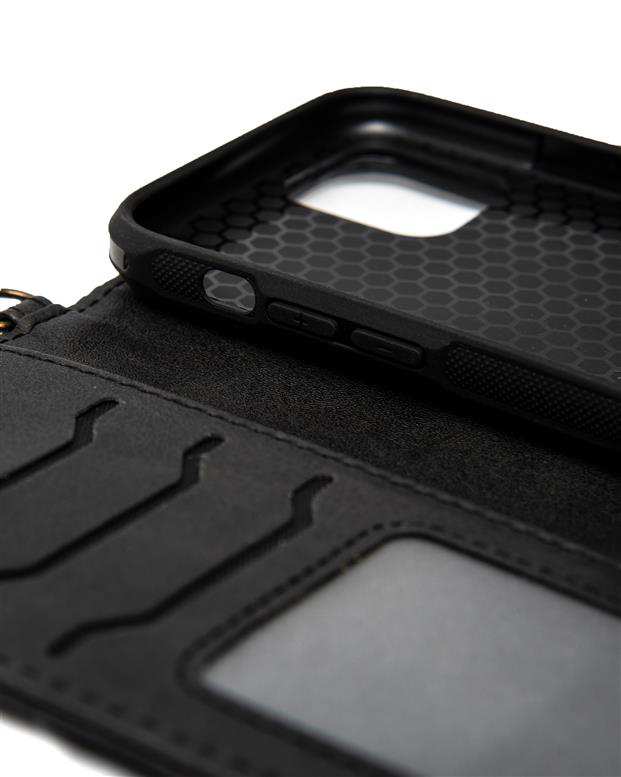 کاور کلاسوری مگنتیJDK چرم مشکی BTPS مناسب iPhone 11 Pro